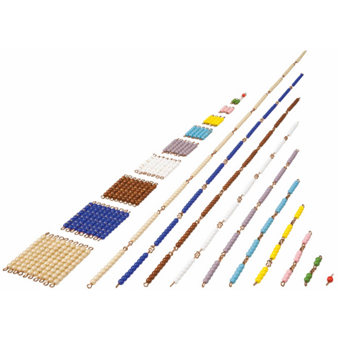 Korte ketting losse kralen glas