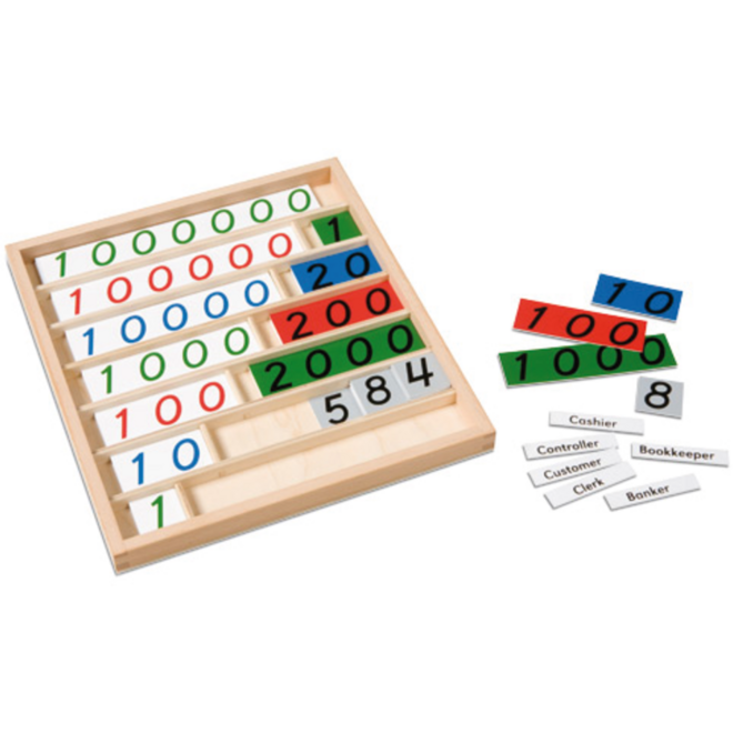Bankspel in kist