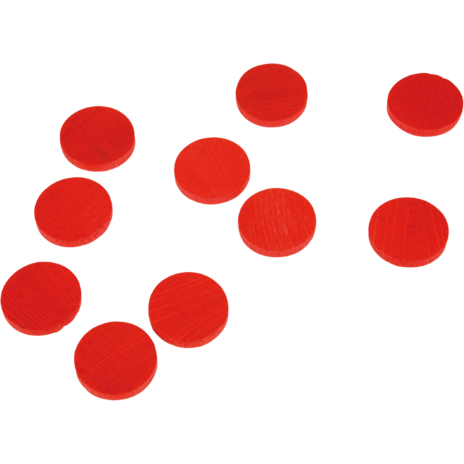 Fiches rood 100 stuks
