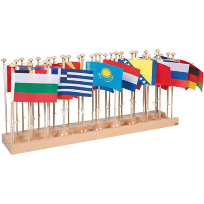 Vlaggenstandaard Europa, compleet