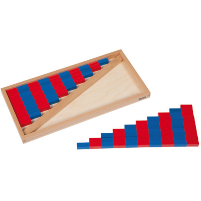 Rekenstokken klein 2 sets in kist