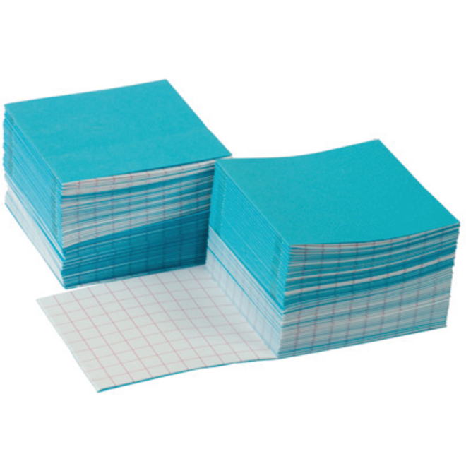 Sommenboekjes groot 100 stuks blauw