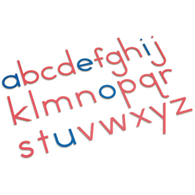 Grote houten letters: blokschrift