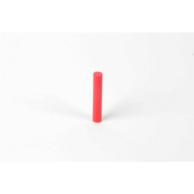 Gekleurde cilinder 1e rood