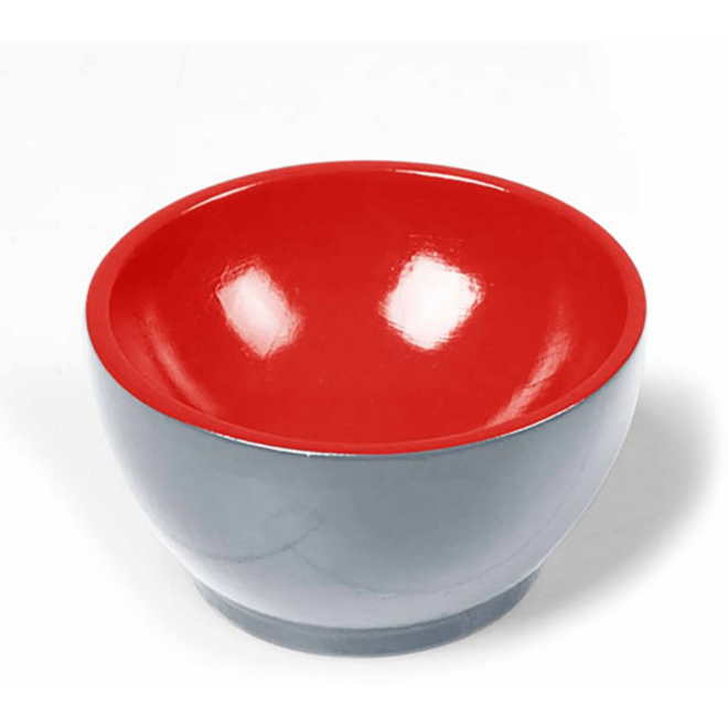 Bakje kunststof grijs rood