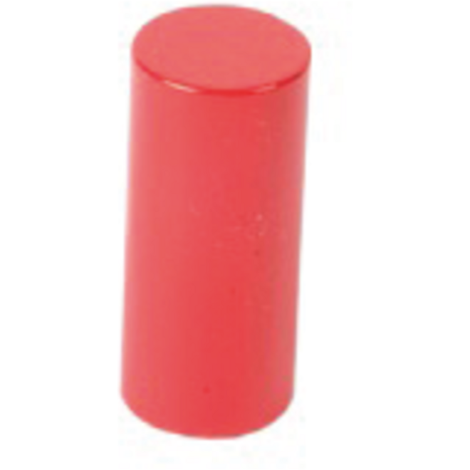 Gekleurde cilinder 4e rood