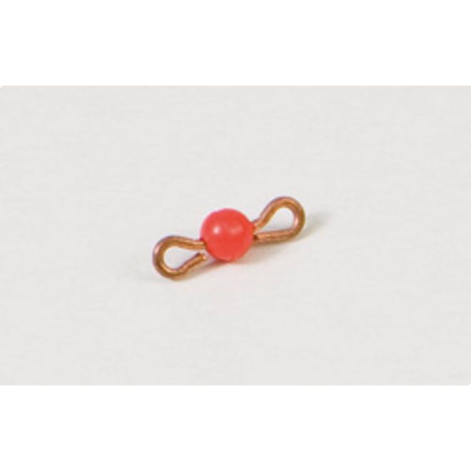 Kralenstaaf 1, rood, l.k.