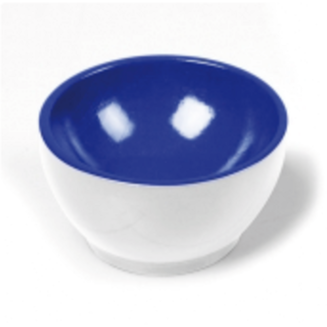 Bakje kunststof wit blauw