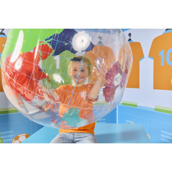 Wereldbol om op te tekenen opblaasbaar Ø61cm
