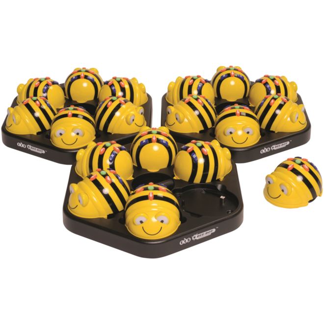 Bee-Bot klasse set 6 stuks met oplaadstation
