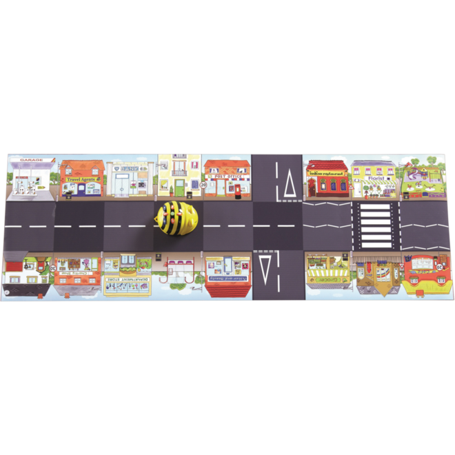 Bee-Bot verkeersmat de drukke straat