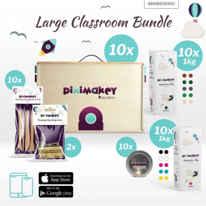 Piximakey Education Animation studio klassenset Large