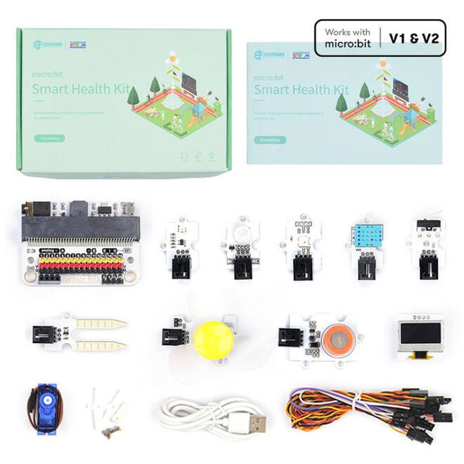 Elecfreaks – 4-in-1-bundel van 4 Smart-sets voor micro:bit