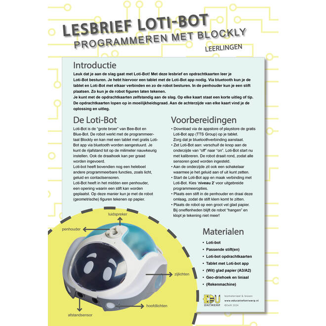 Loti-Bot | opdrachtkaarten, set van 50 stuks