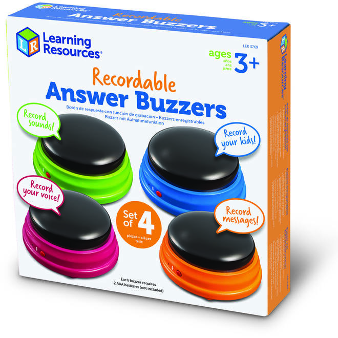 Antwoordzoemers recordable (set van 4)
