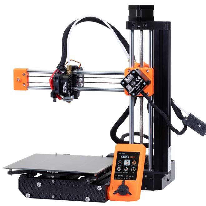 3D printer Prusa mini+ gemonteerd