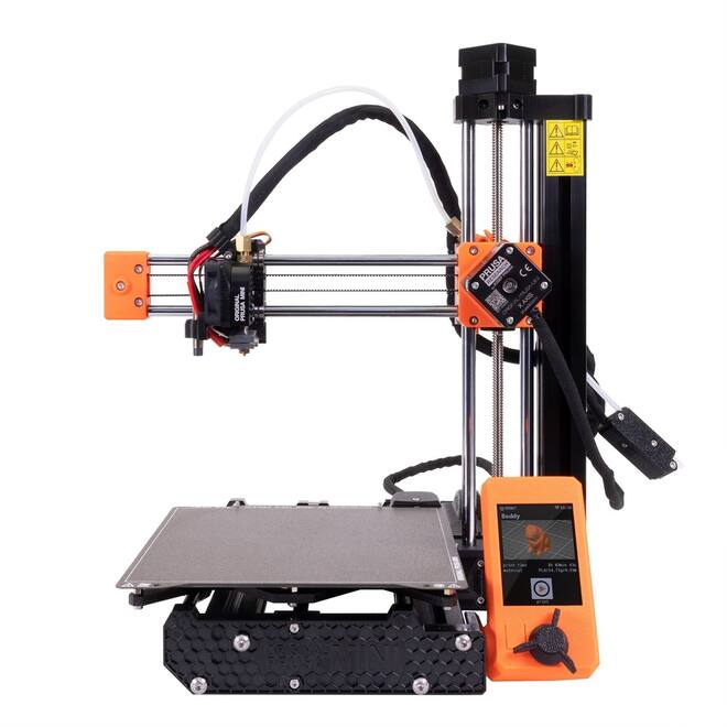 3D printer Prusa mini+ gemonteerd