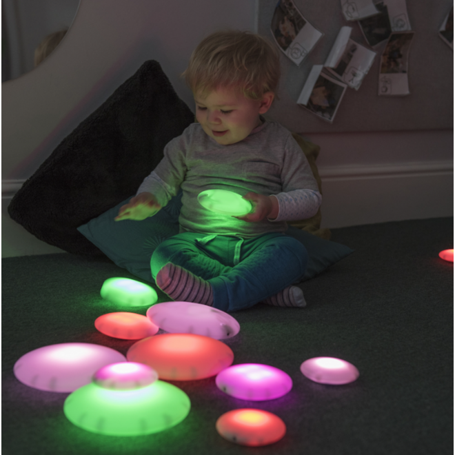 Glow Pebbels, 12 stuks