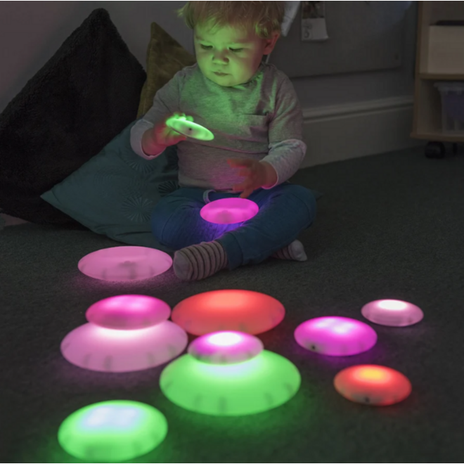 Glow Pebbels, 12 stuks