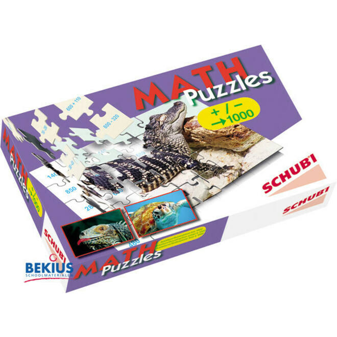 Schubi Mathpuzzels: Optellen en aftrekken tot 1000