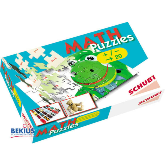Schubi Mathpuzzels: Optellen en aftrekken tot 20