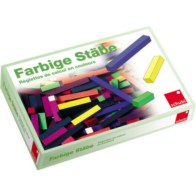 Schubi Set cuisenaire materiaal