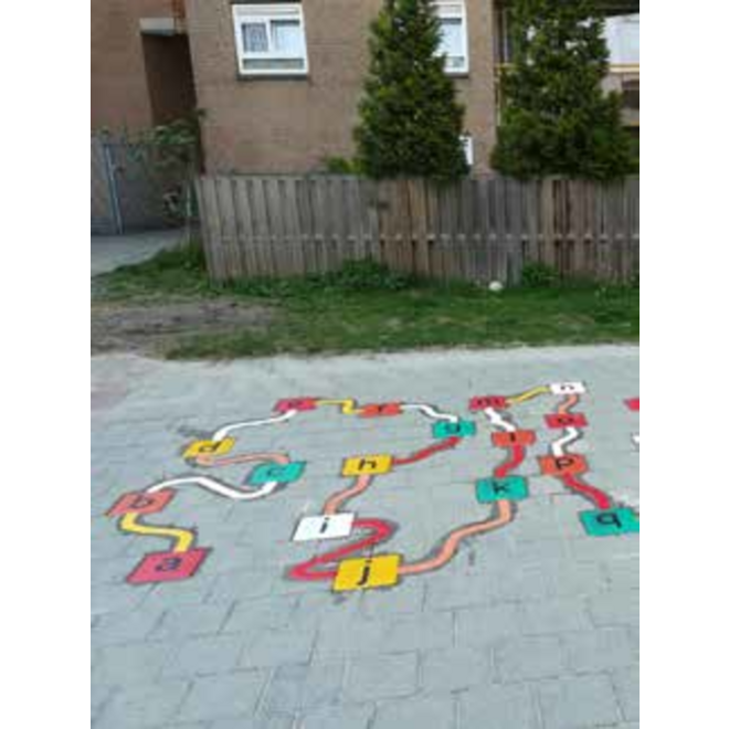 Pleinversiering Alfabetspel speciaal 540 x 330 cm