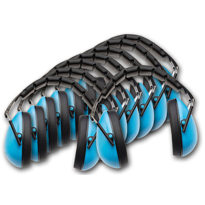 Gehoorbescherming budget blauw voordeelset, 10 stuks