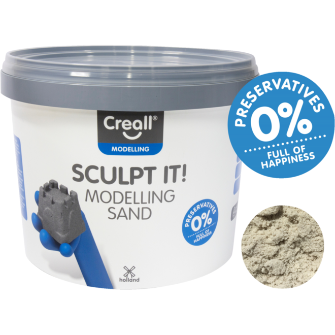 Tuff tray | inclusief 2 sets modelleerzand Creall Sculp it!