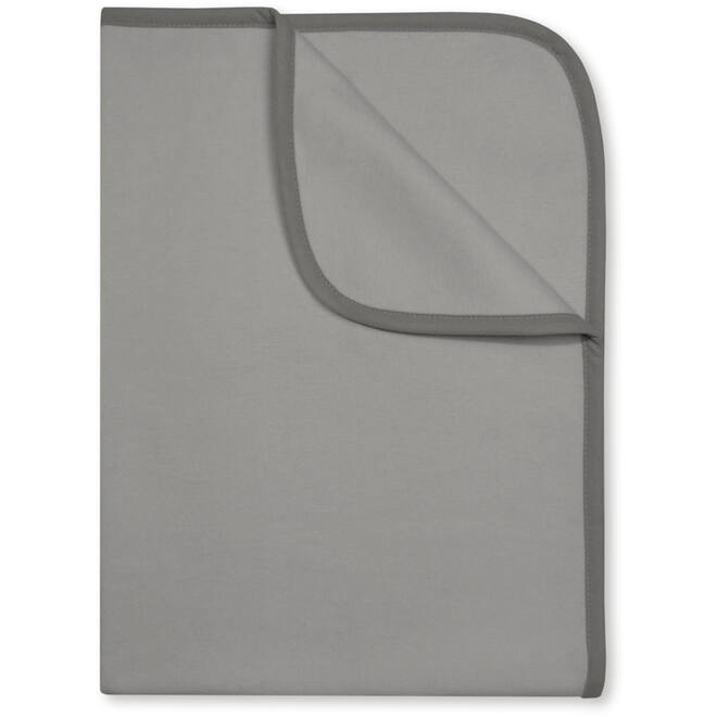 Deken Katoen Fleece, Antraciet 75x100