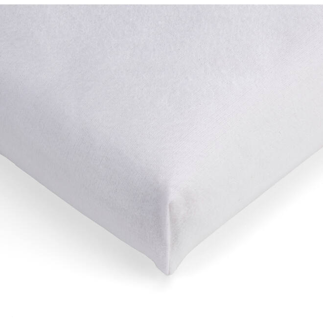 Hoeslaken Molton 200 GSM, Wit, 60x120