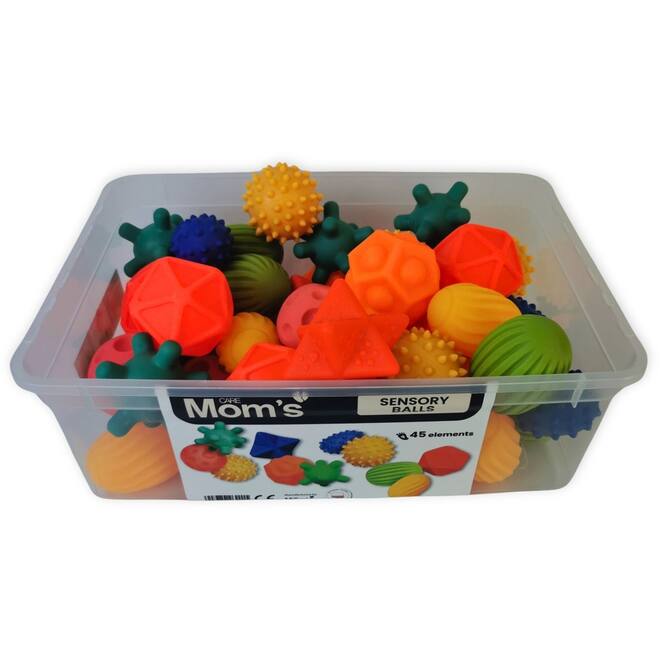Mom's Care sensorisch speelgoed ballen set - 45 stuks - educatief