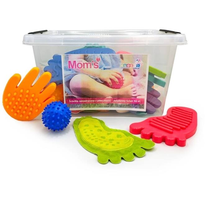 Mom's Care sensorisch speelgoed egel pad met stekelballen 36 stuks