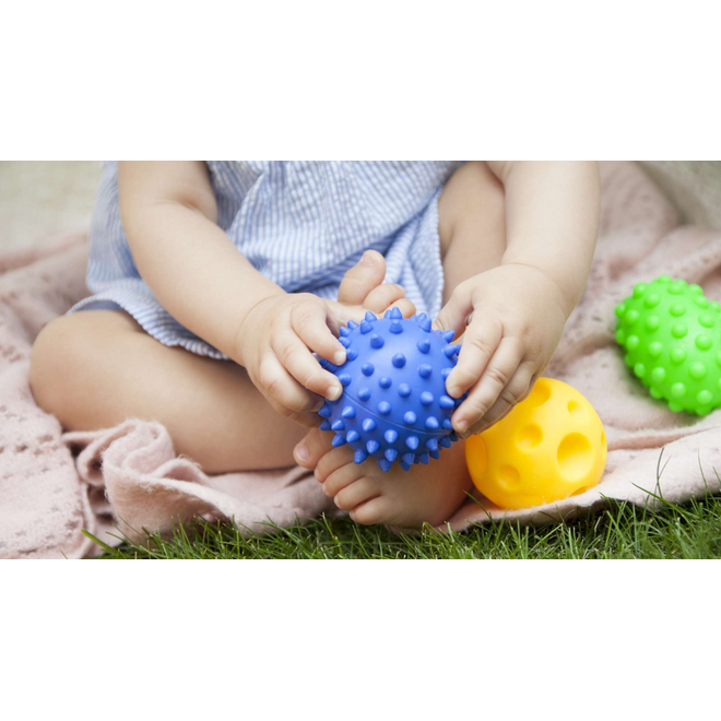 Mom's Care sensorisch speelgoed sensorische ballen set 5 stuks baby