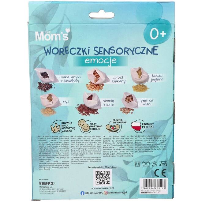 Mom's Care sensorisch speelgoed Emotie zakjes voor kinderen en peuters