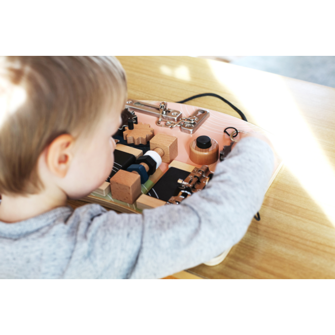 Small Foot - Houten Activiteitenbord Rotatie en Sloten