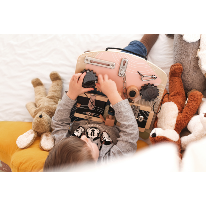Small Foot - Houten Activiteitenbord Rotatie en Sloten