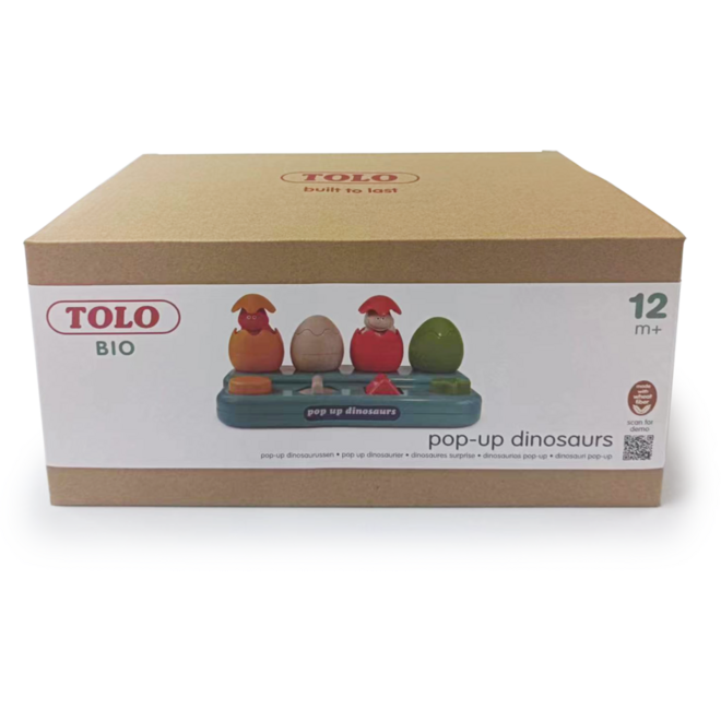 Tolo Bio Pop Up Speelgoed Dinosaurussen voor 1-2 jaar