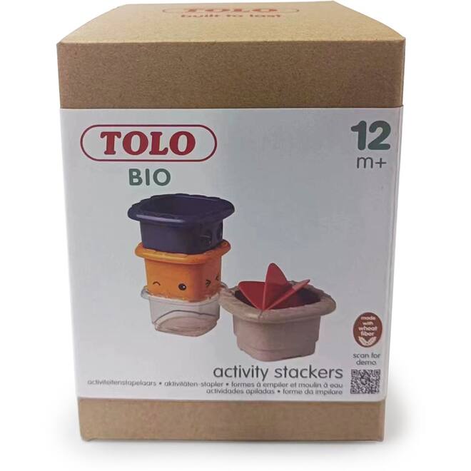 Tolo Bio Badspeelgoed Stapelbekers 4 stuks