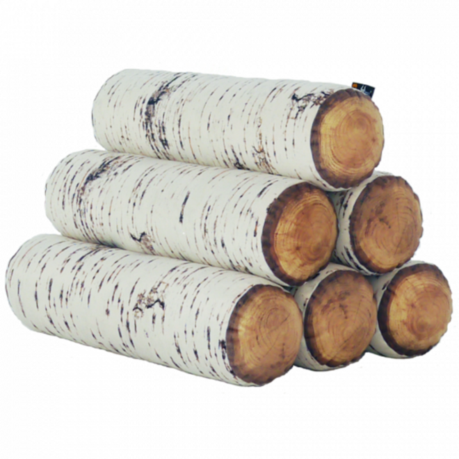 Kussen rol indoor Noorse berk, 55 cm lang