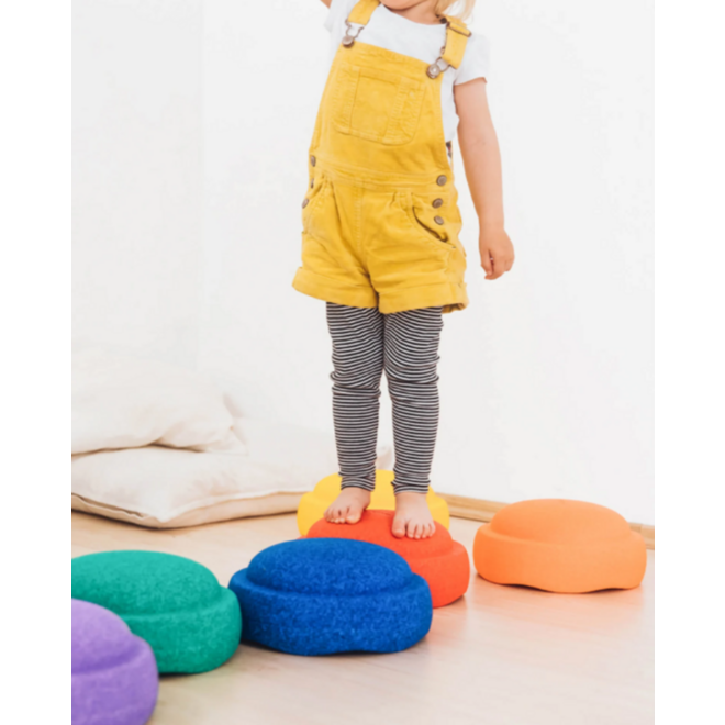 Stapelstein ® Rainbow Classic, set van 6 stuks