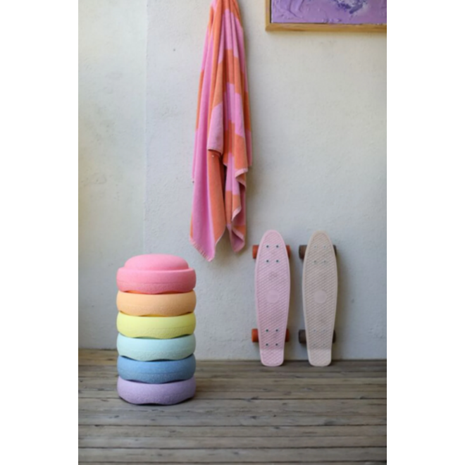 Stapelstein ® Rainbow Pastel, set van 6 stuks