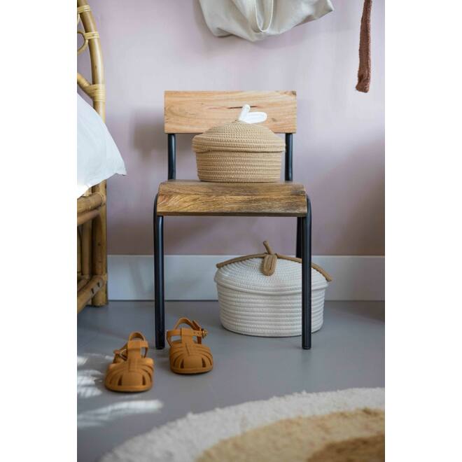 Stoel hip, set van 2, zwart