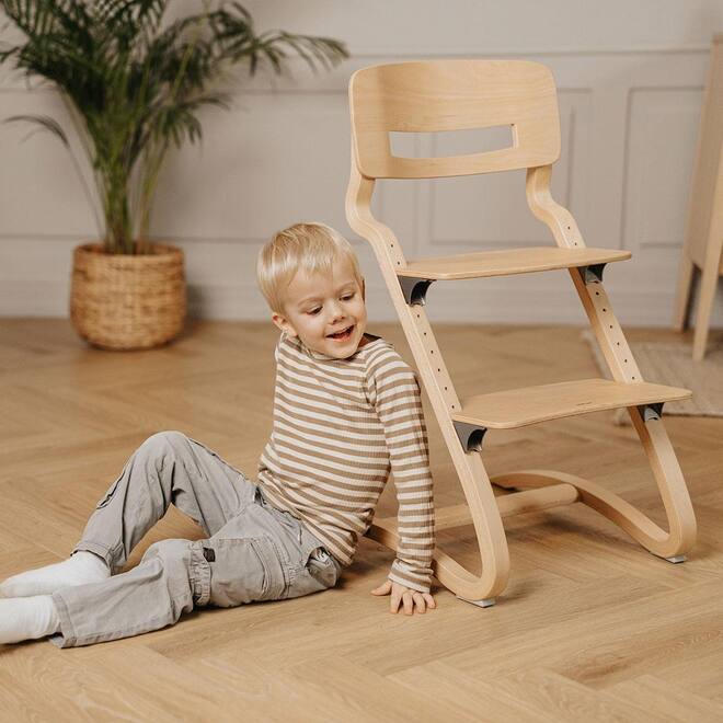 Meegroeistoel Leander Louie, Naturel