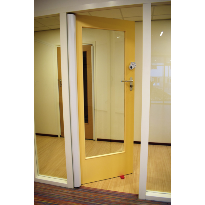 Vingerbeschermingsprofiel 195 cm  wit