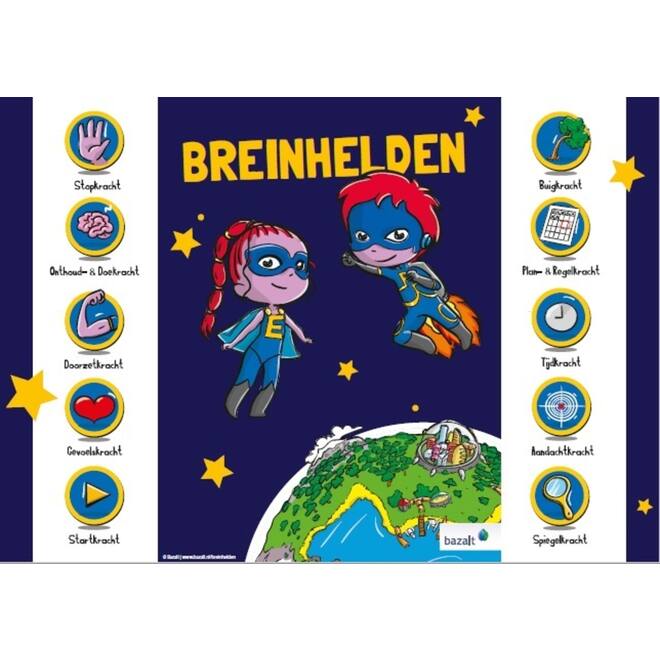Breinhelden groep 1-2 Poster (ongevouwen) 5 stuks