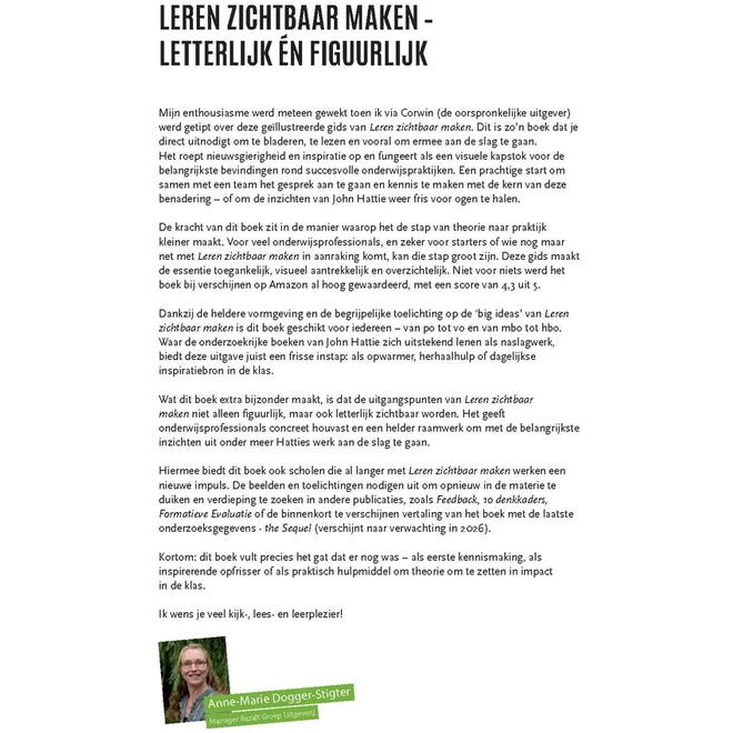 Leren zichtbaar maken: de geïllustreerde gids