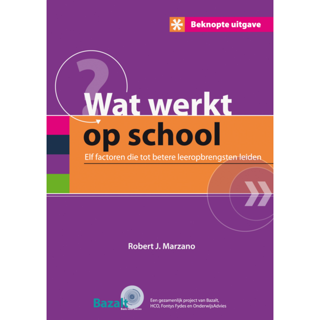 Wat werkt op school (beknopt)
