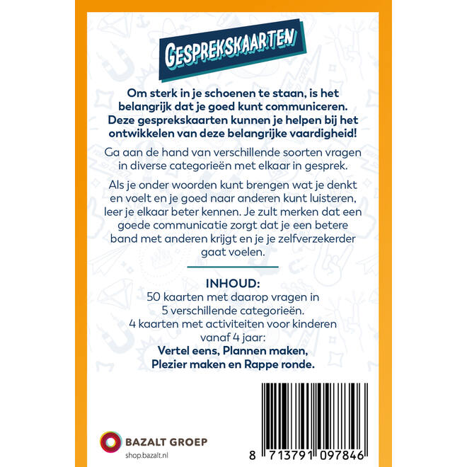 Sterk in je schoenen Gesprekskaarten