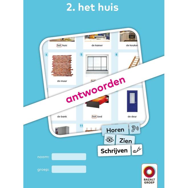 Horen, Zien en Schrijven 2 Antwoordenboeken niveau 1 (Startboek, 1-8)